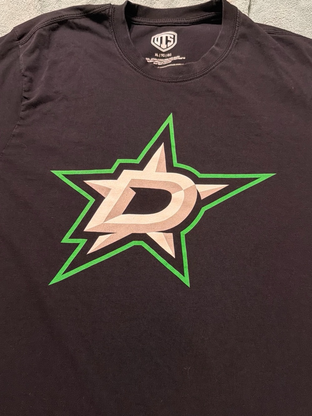 Dallas Stars Black Logo T-Shirt